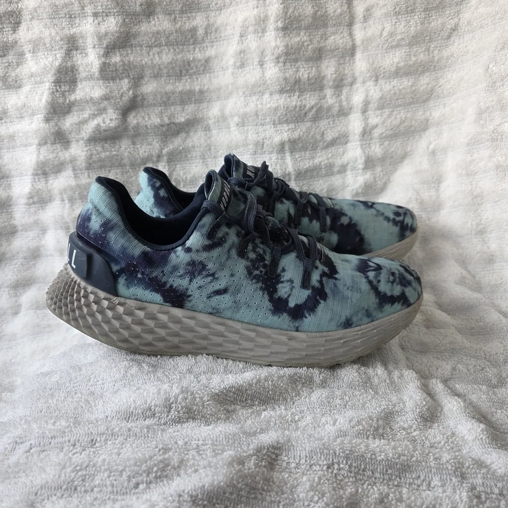 Nobull Ripstop Teal Tie Dye Runners Shoes All Day Men's 7.5 Women's 9 Sneakers